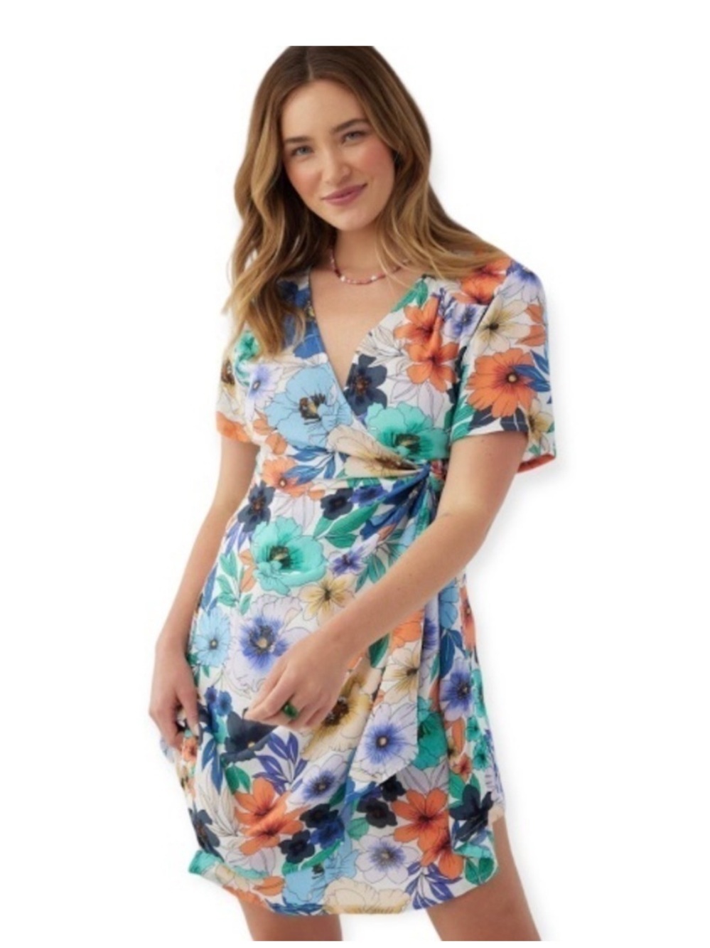 O’Neill floral wrap dress
